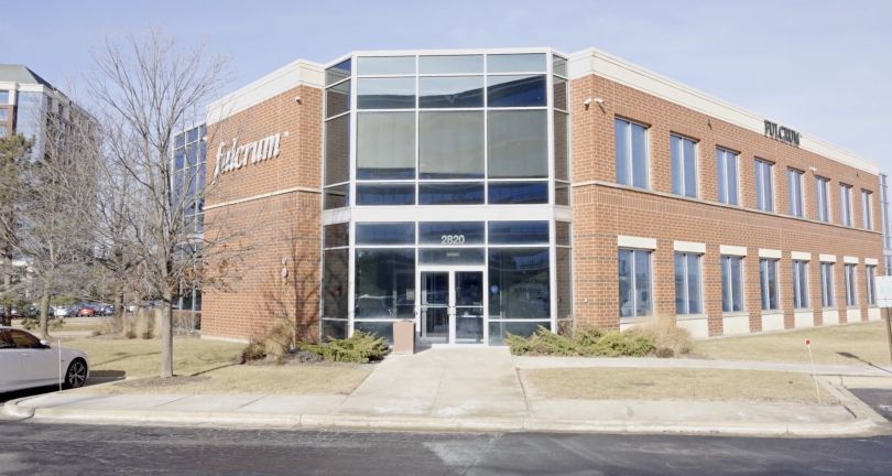 A photo of the Fulcrum GT office building from the outside. 